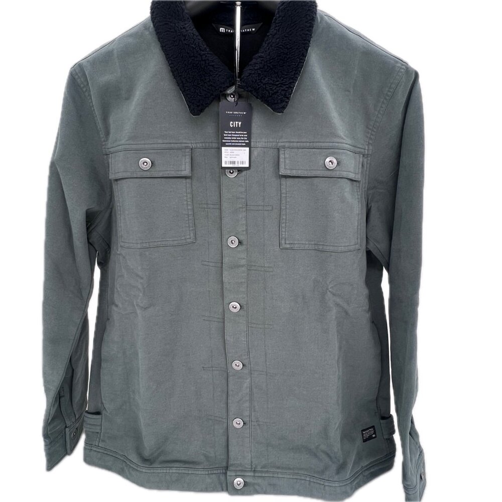 NWT - Travis Mathew Cloud Denim Sherpa, balsam green, various sizes